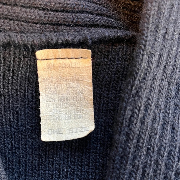 Vintage Patterned Open Long Cardigan Sweater, Boho, Retro, One Size - Picture 6 of 8